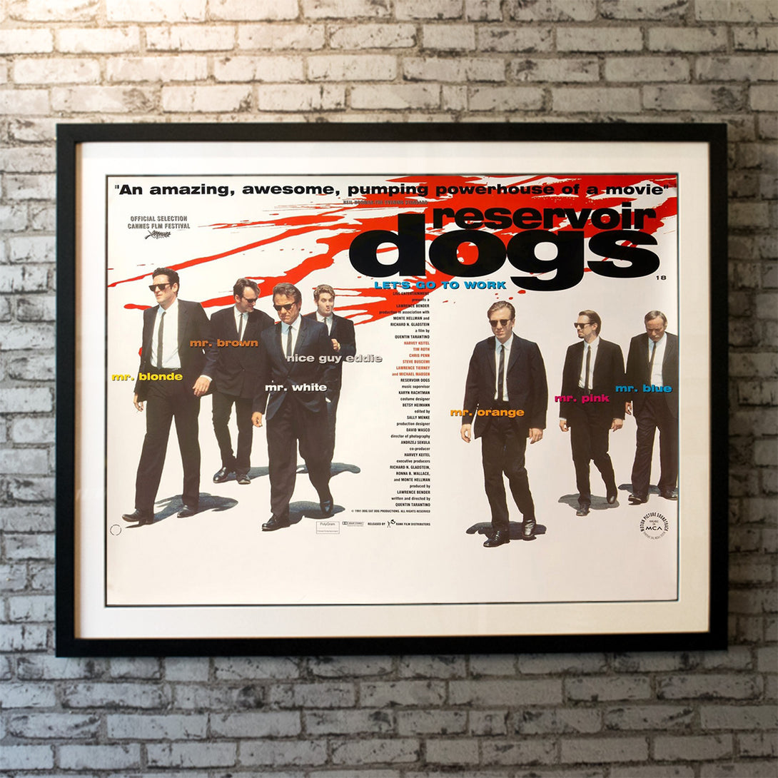 Original Movie Poster of Reservoir Dogs (1992)