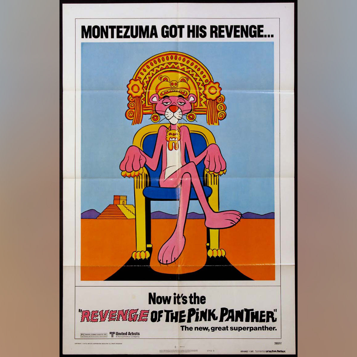 Original Movie Poster of Revenge Of The Pink Panther (1978)