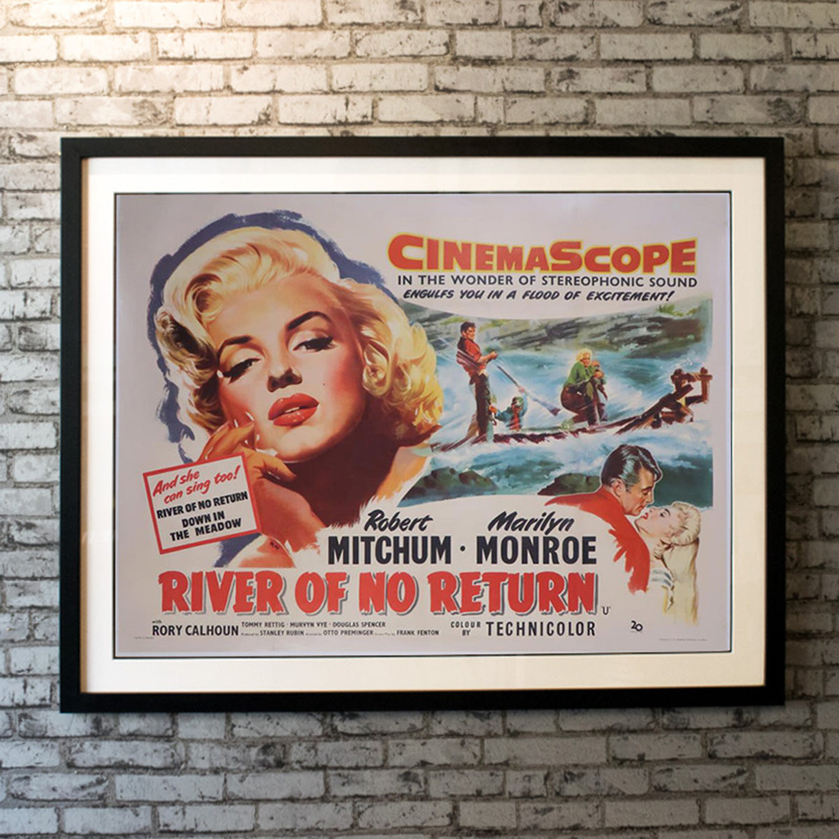 Original Movie Poster of River Of No Return (1954)
