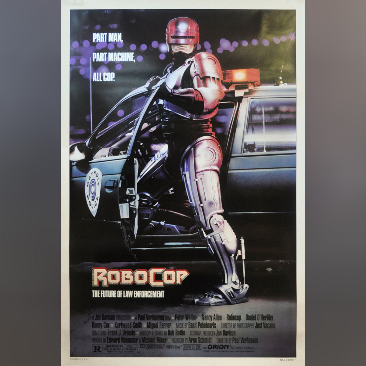 Original Movie Poster of Robocop (1987)