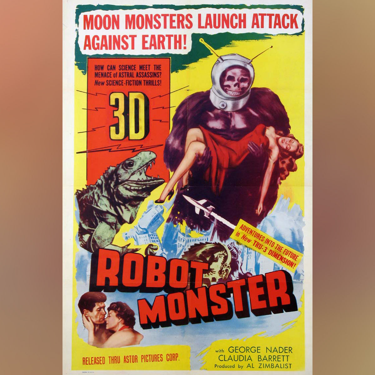 Original Movie Poster of Robot Monster (1953)