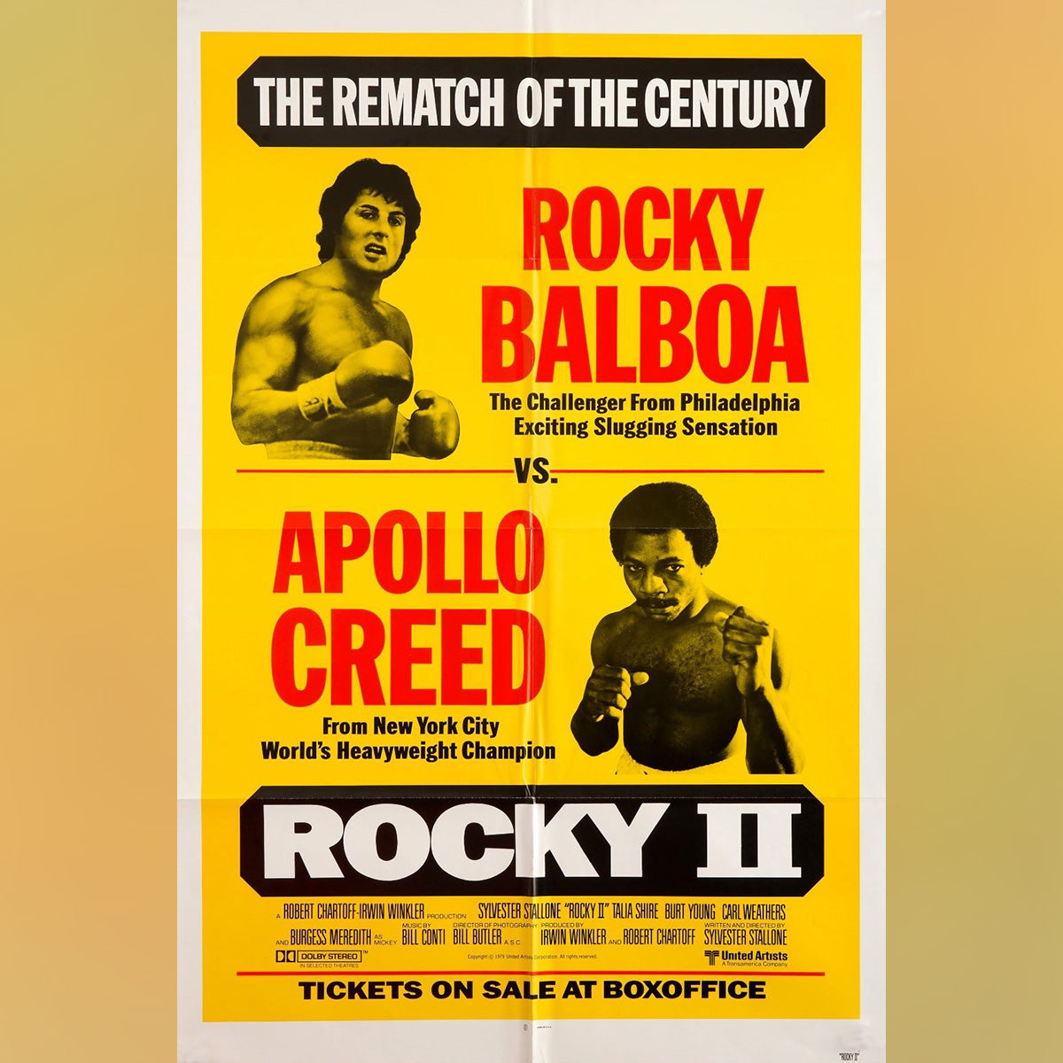 Original Movie Poster of Rocky II (1979)