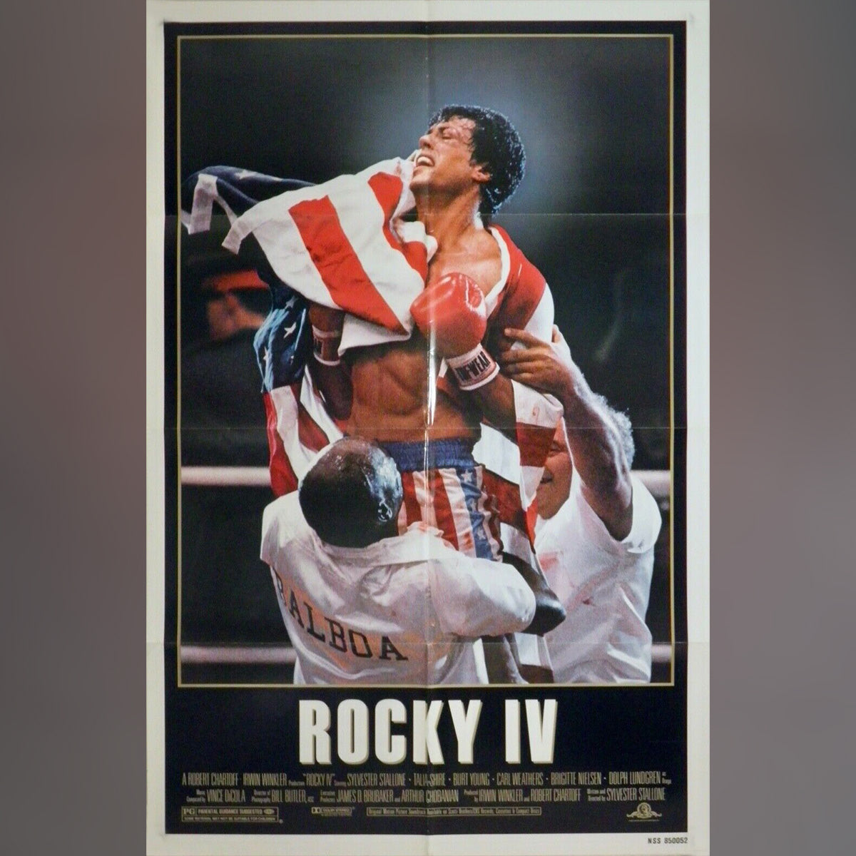 Original Movie Poster of Rocky Iv (1985)