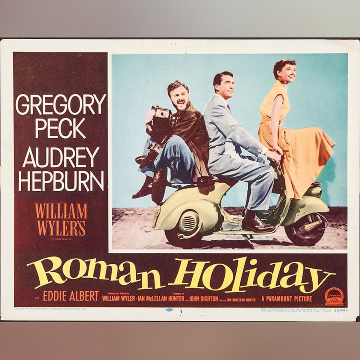 Original Movie Poster of Roman Holiday (1953)