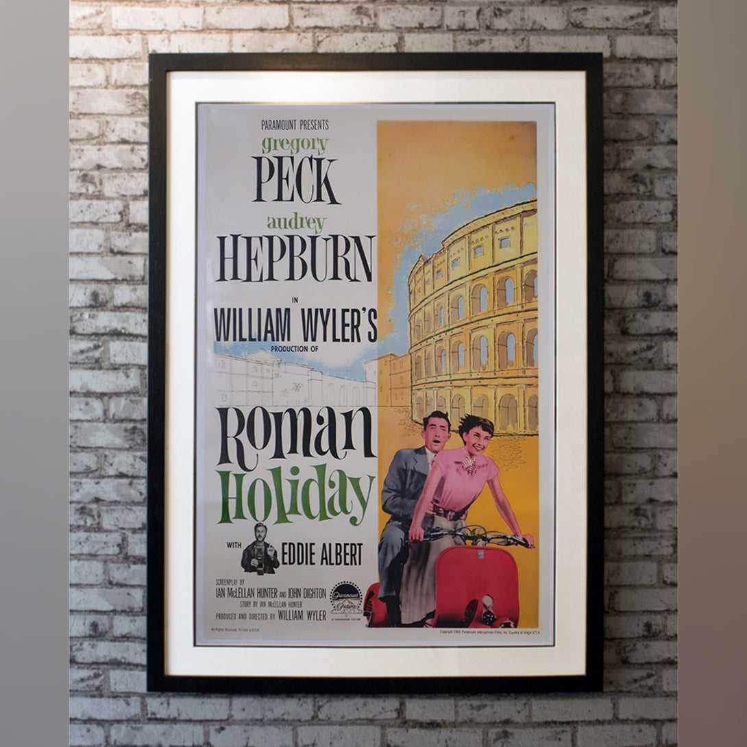 Original Movie Poster of Roman Holiday (1960R)