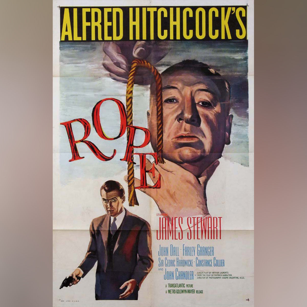 Original Movie Poster of Rope (1958R)