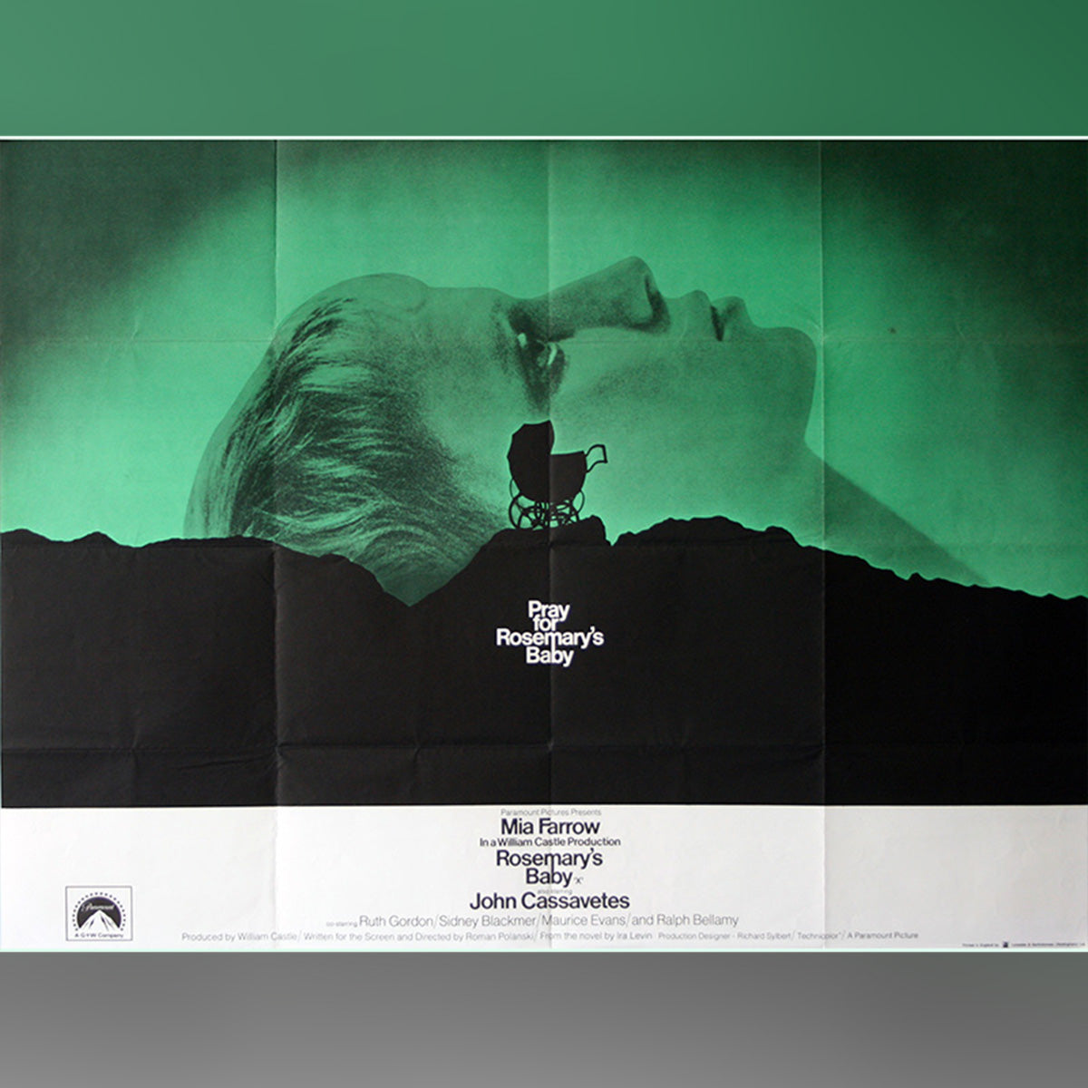 Original Movie Poster of Rosemary's Baby (1968)