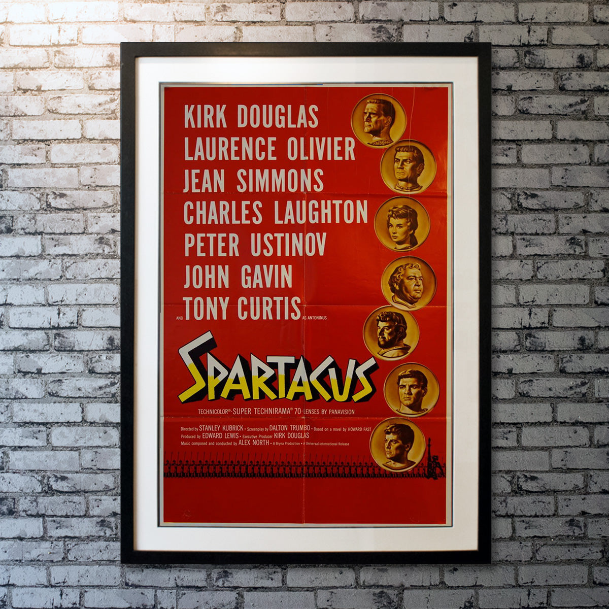Original Movie Poster of Spartacus (1960)
