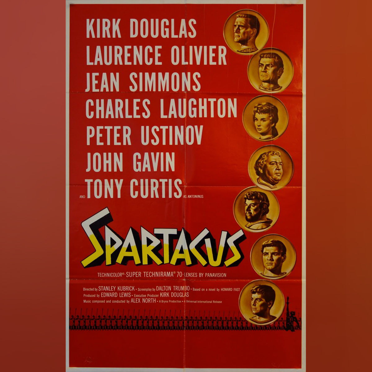 Original Movie Poster of Spartacus (1960)
