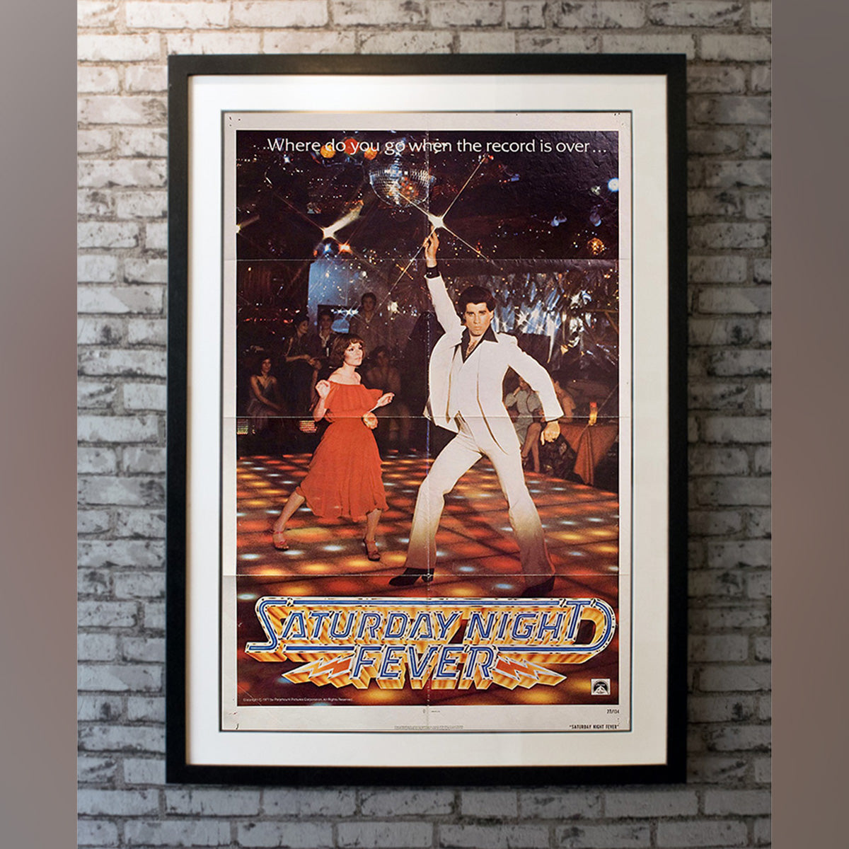 Original Movie Poster of Saturday Night Fever (1977)