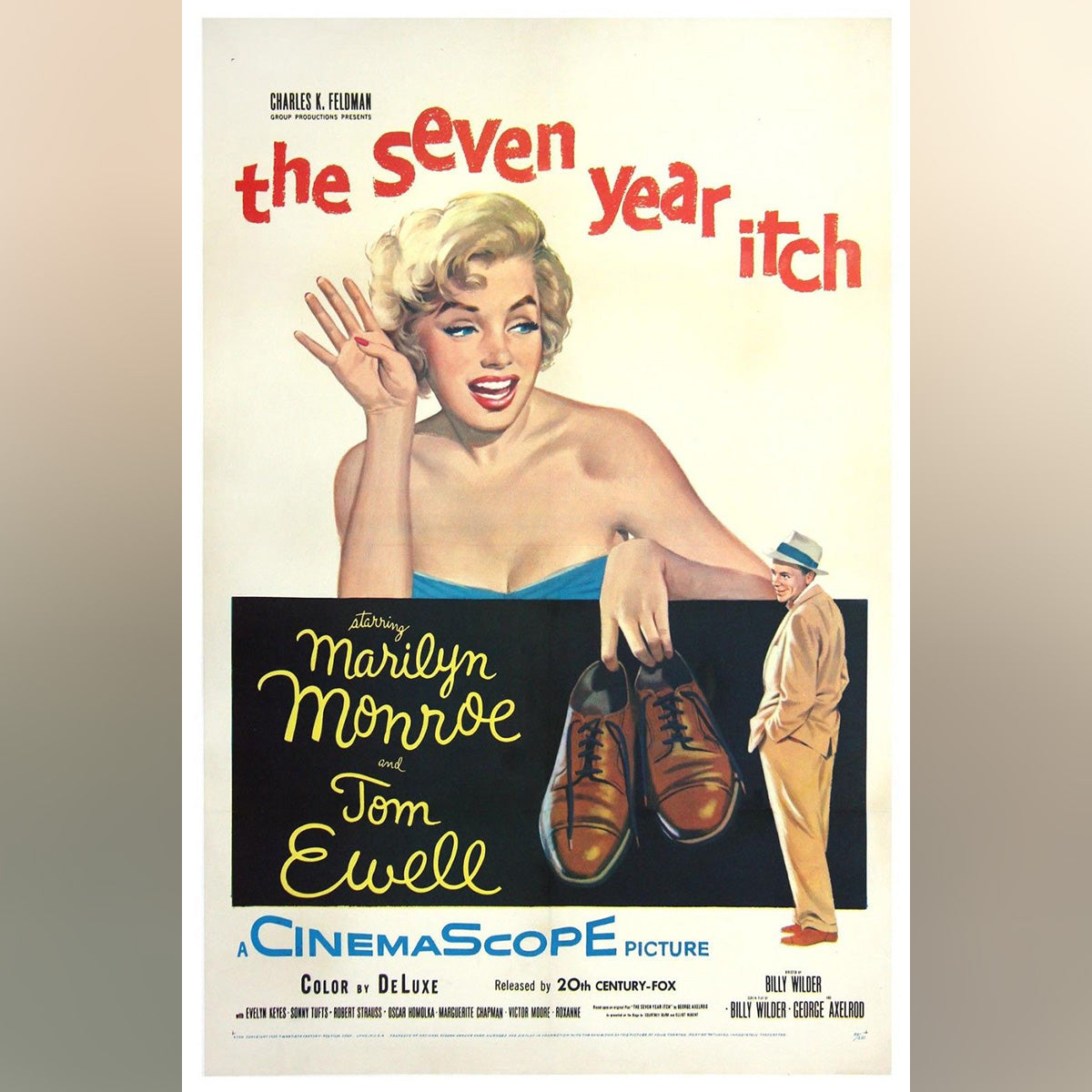 Original Movie Poster of Seven Year Itch, The (1955)