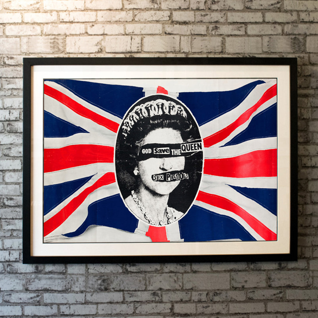 Original Movie Poster of Sex Pistols - God Save The Queen (1977)