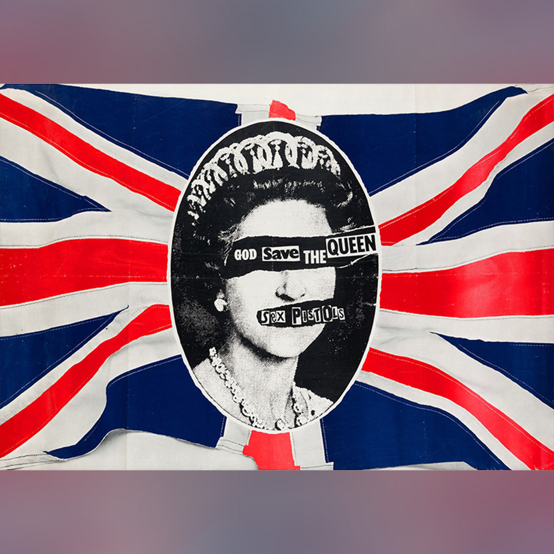 Original Movie Poster of Sex Pistols - God Save The Queen (1977)