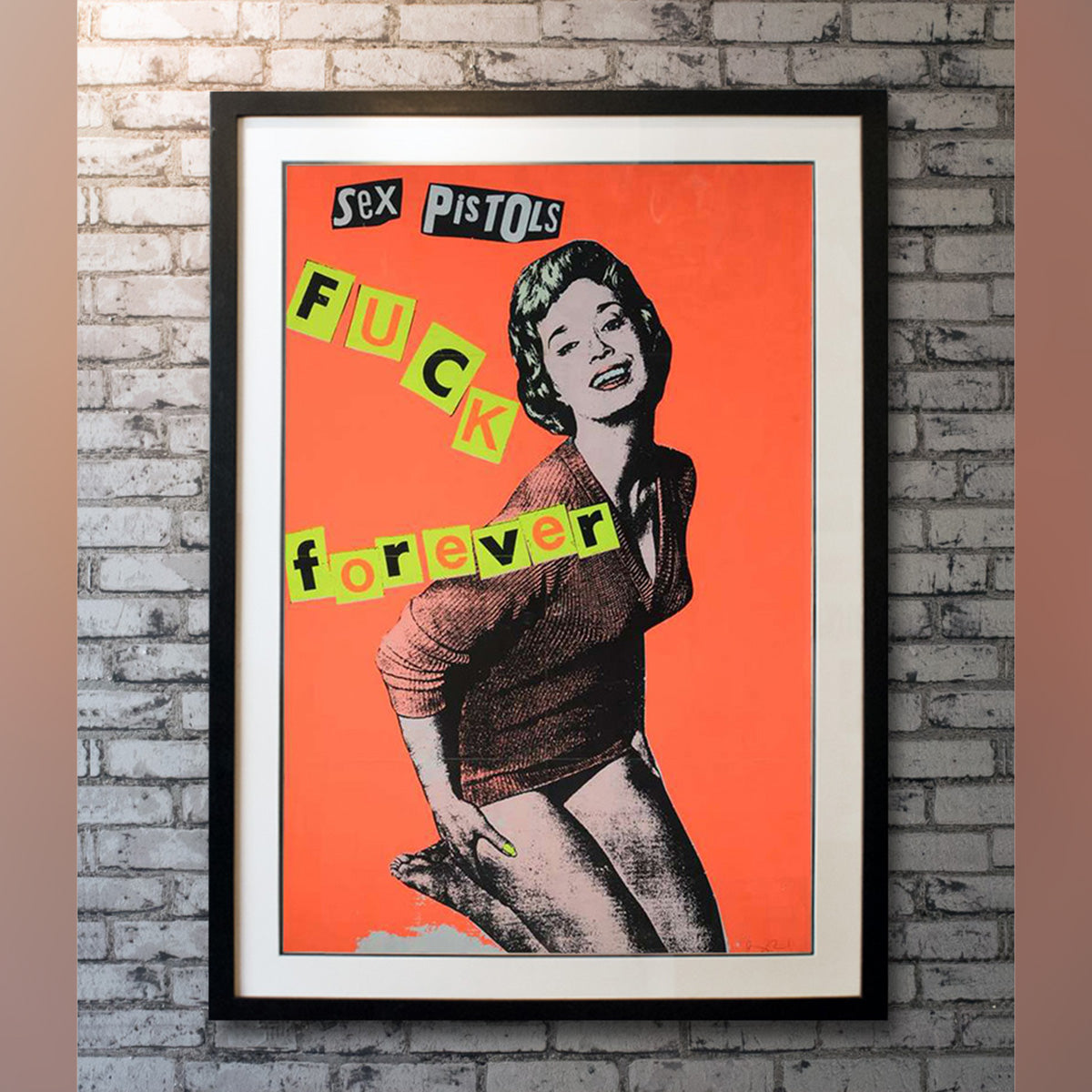 Original Movie Poster of Sex Pistols - Fuck Forever (1986) 