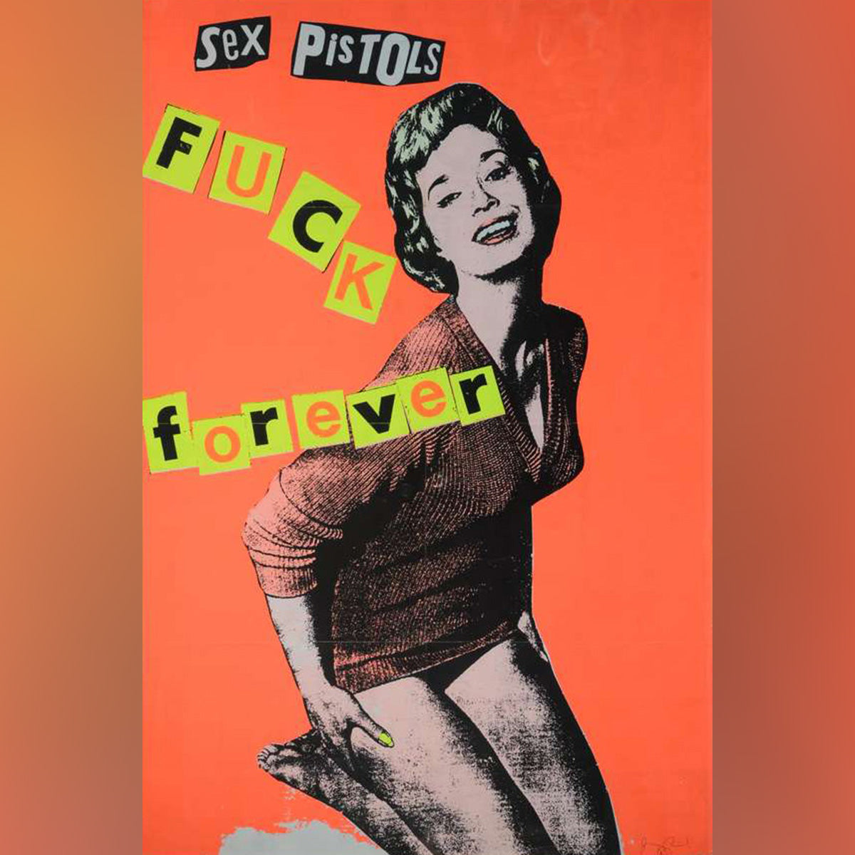 Original Movie Poster of Sex Pistols - Fuck Forever (1986) 
