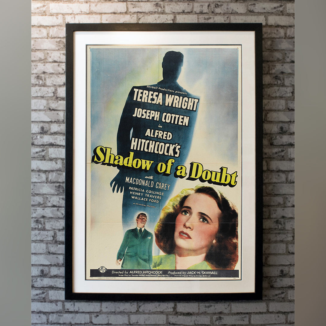 Original Movie Poster of Shadow Of A Doubt (1943)