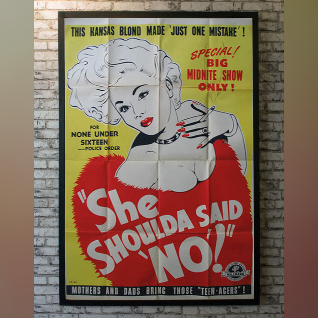 Original Movie Poster of She Shoulda Said No (1949) 