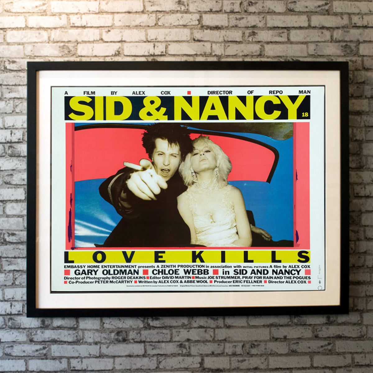 Original Movie Poster of Sid And Nancy (1986)