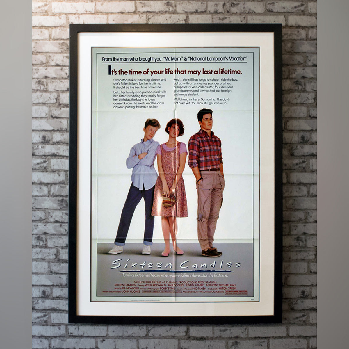 Original Movie Poster of Sixteen Candles (1984)
