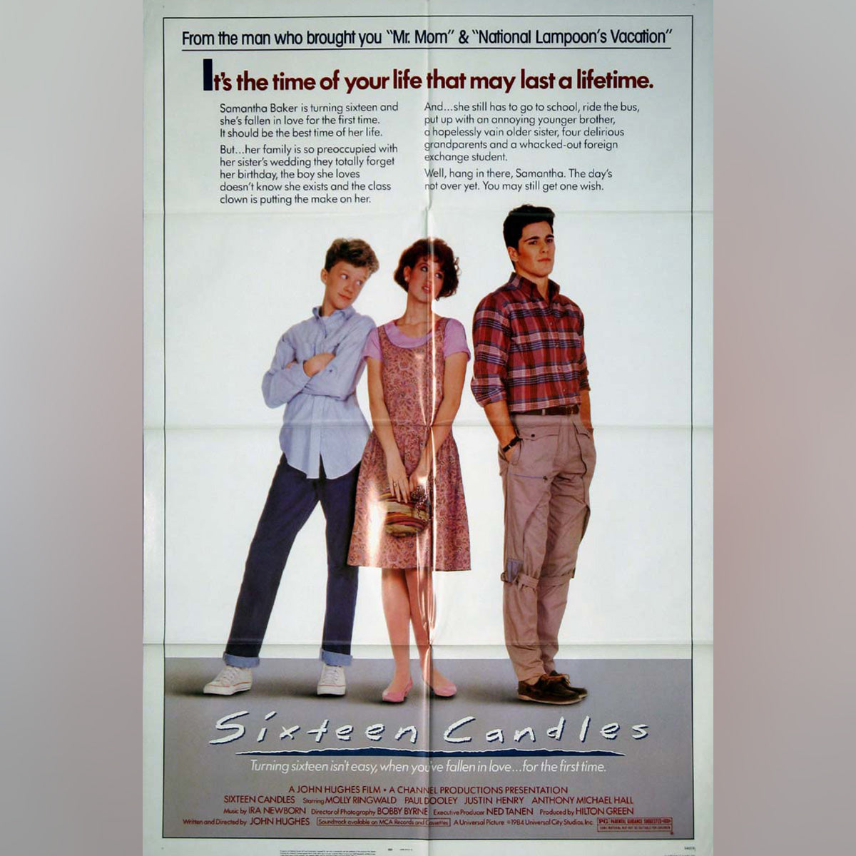 Original Movie Poster of Sixteen Candles (1984)