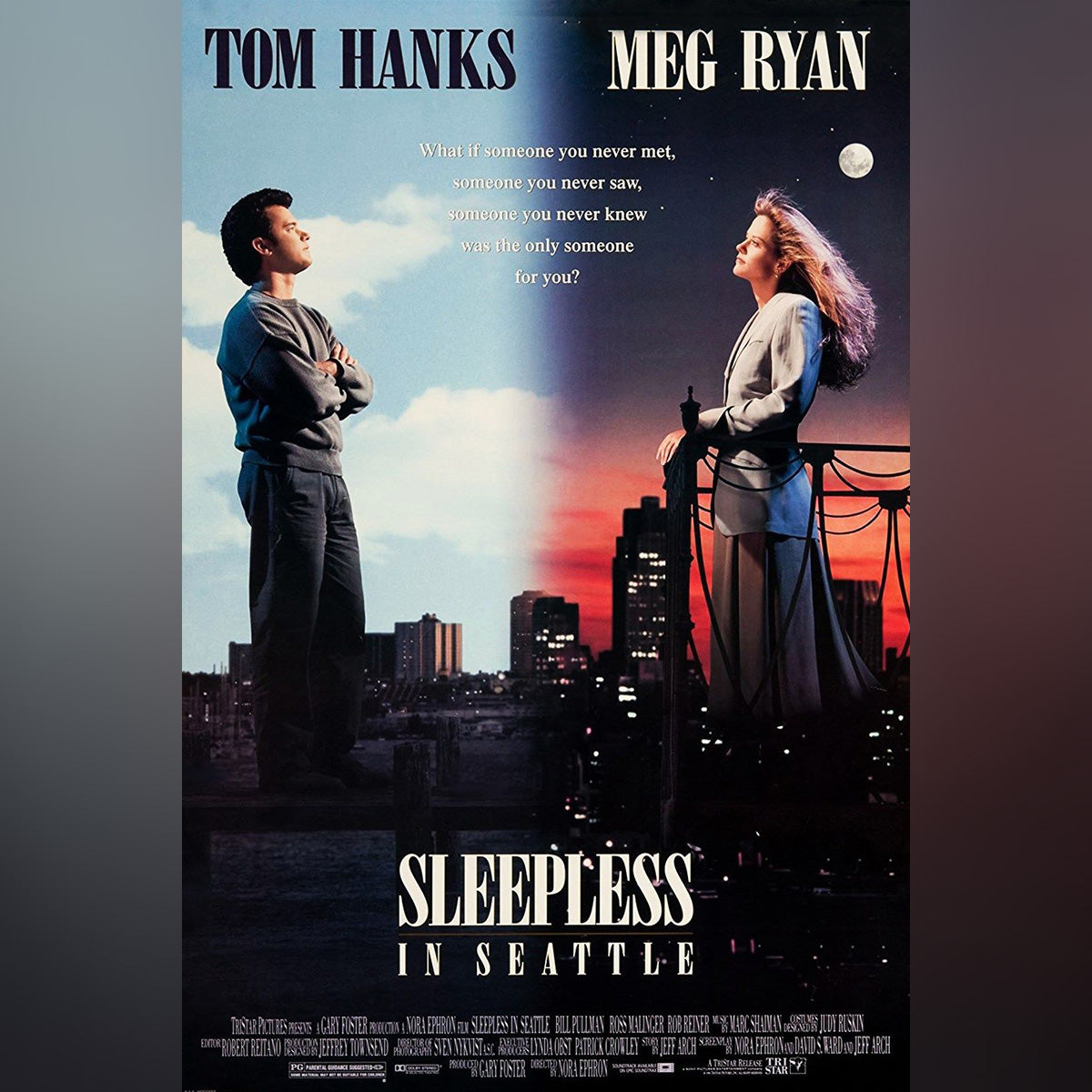 Original Movie Poster of Sleepless In Seattle (1993)