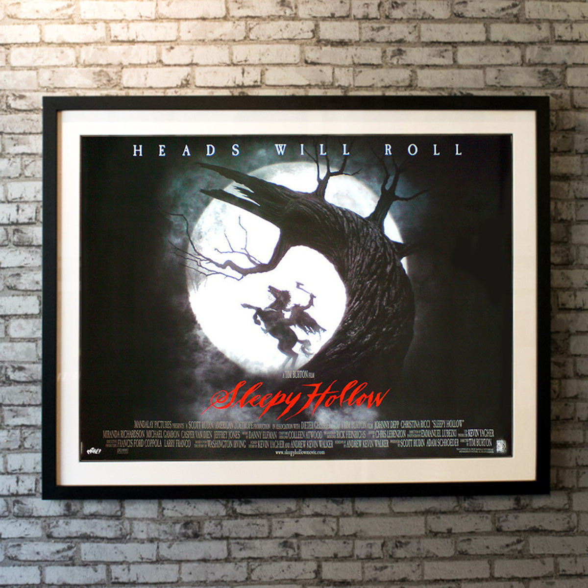 Original Movie Poster of Sleepy Hollow (1999)