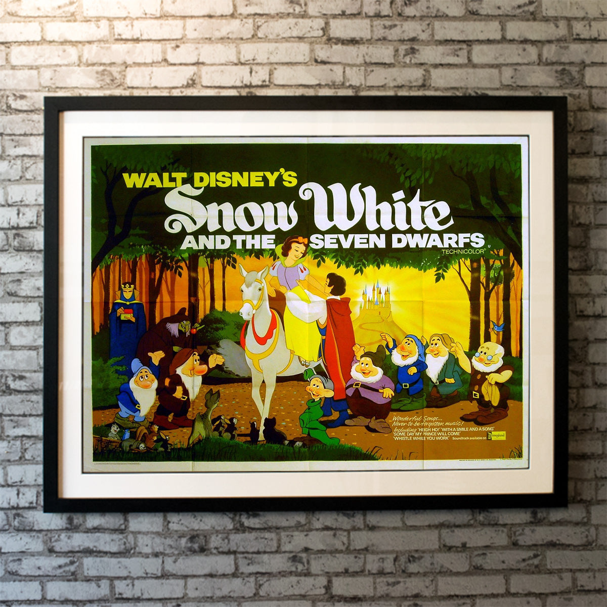 Original Movie Poster of Snow White And The Seven Dwarfs (1972R)
