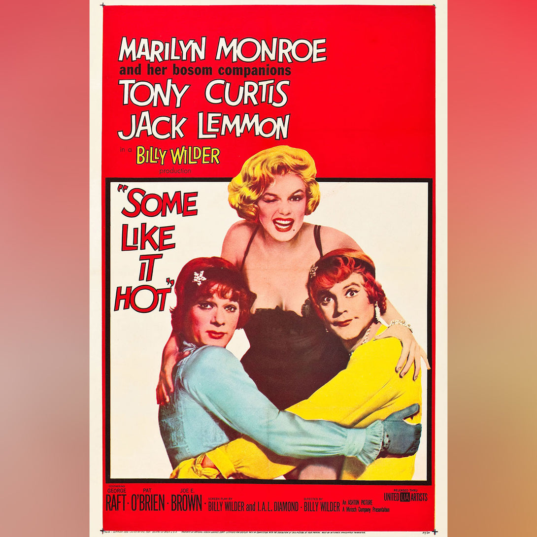 Original Movie Poster of Some Like It Hot (1959)