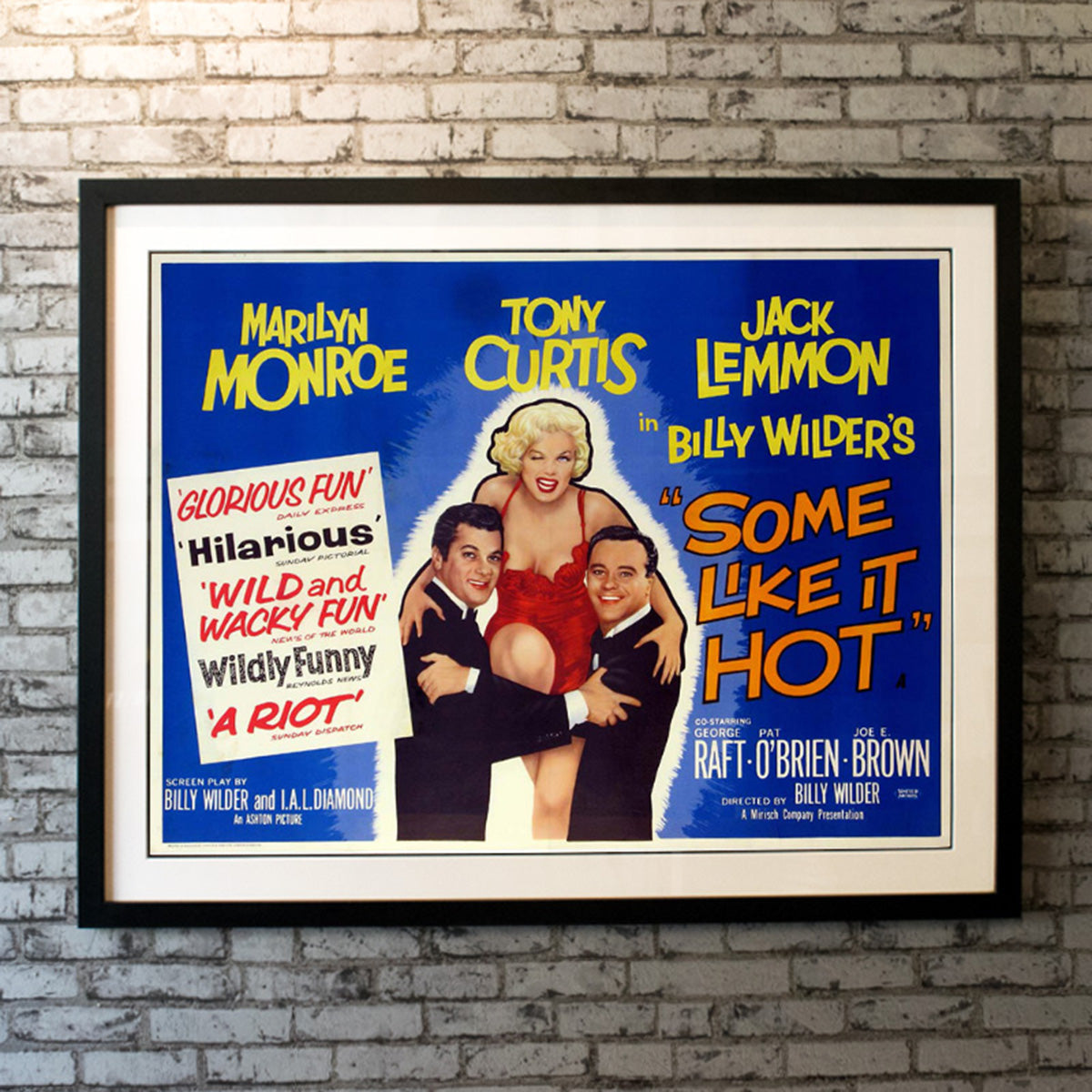 Original Movie Poster of Some Like It Hot (1959)