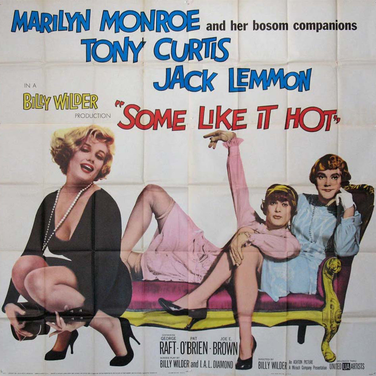 Original Movie Poster of Some Like It Hot (1959)