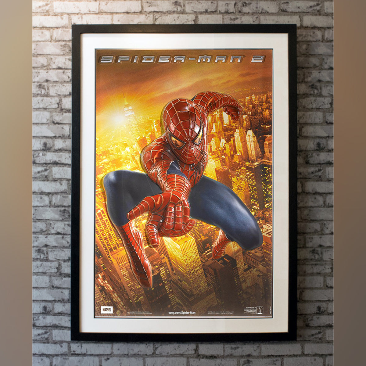 Original Movie Poster of Spider-man 2 (2004) - Plastic 3d Relief Poster
