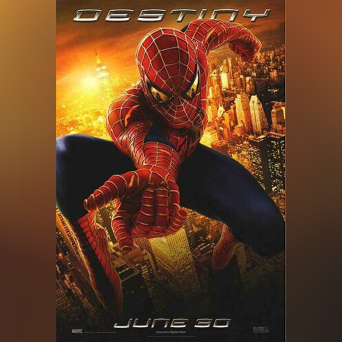 Original Movie Poster of Spider-man 2 (2004)
