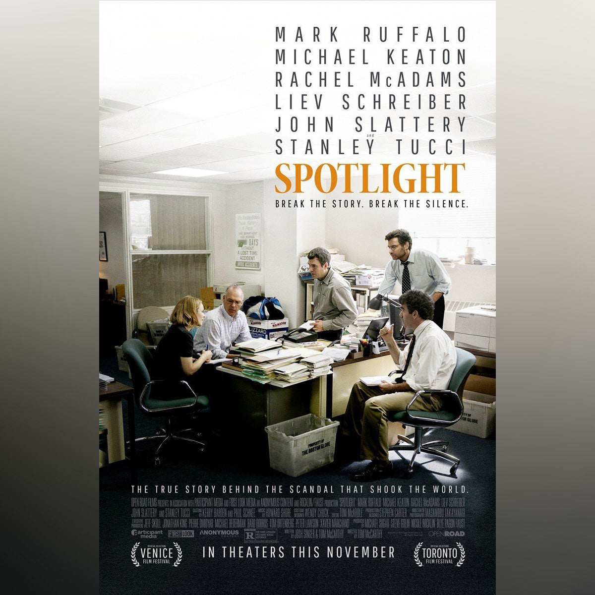 Original Movie Poster of Spotlight (2015)