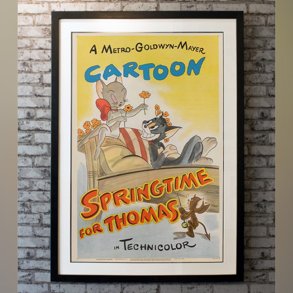 Original Movie Poster of Springtime For Thomas (1946)