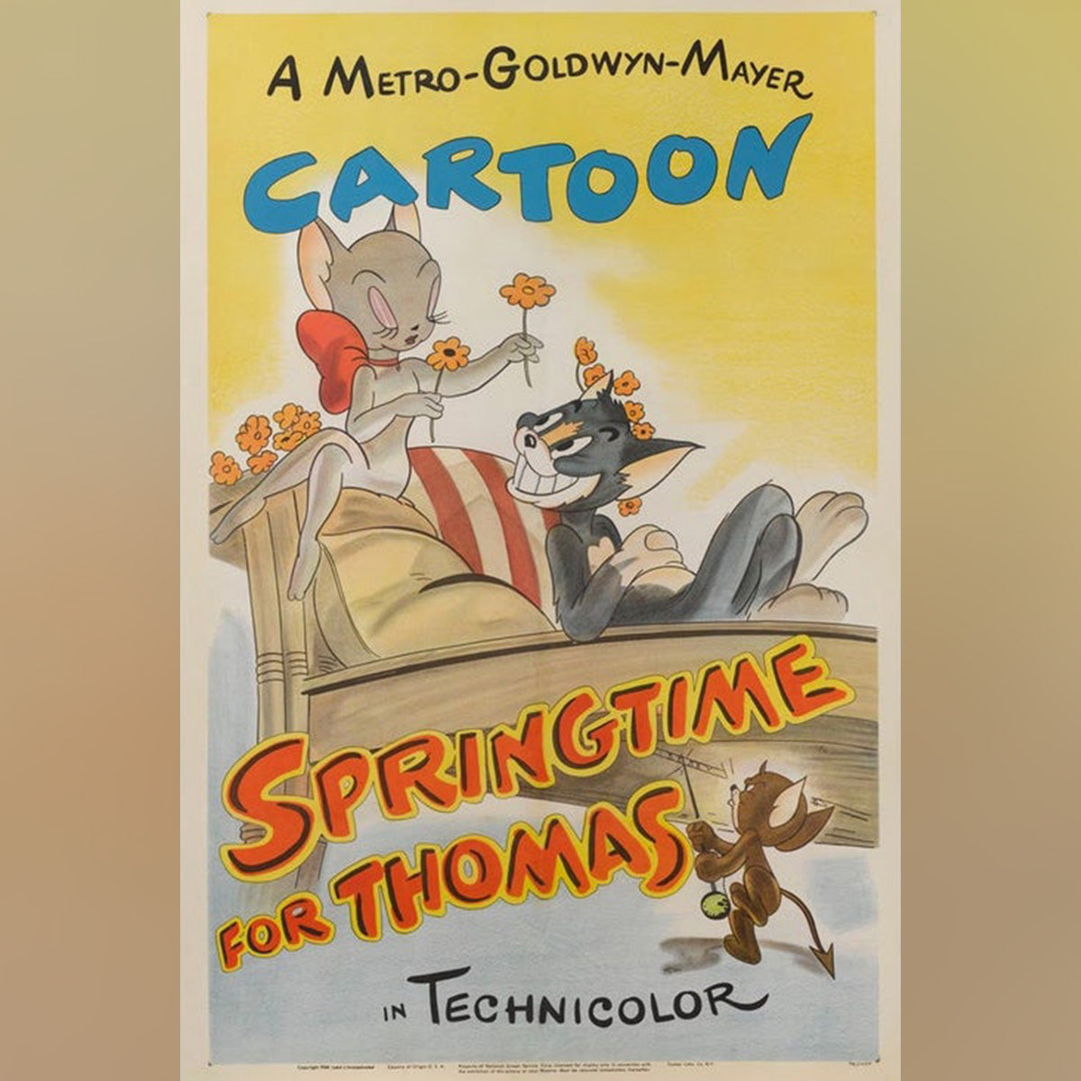 Original Movie Poster of Springtime For Thomas (1946)