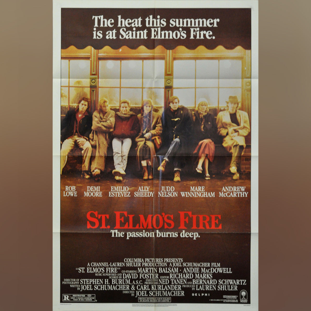 Original Movie Poster of St. Elmo's Fire (1985)