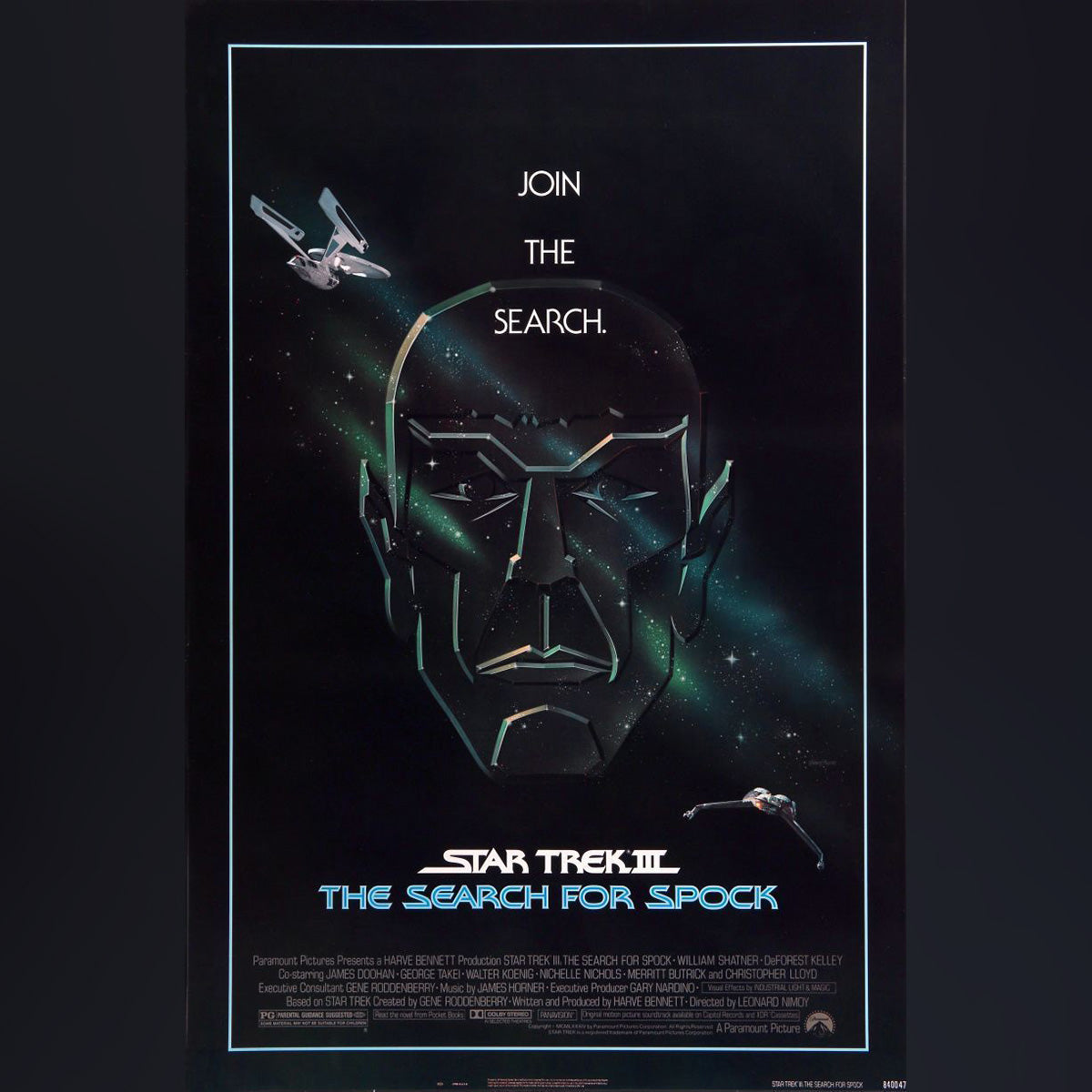Original Movie Poster of Star Trek Iii: The Search For Spock (1984)