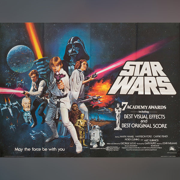 Original Movie Poster of Star Wars (1977)