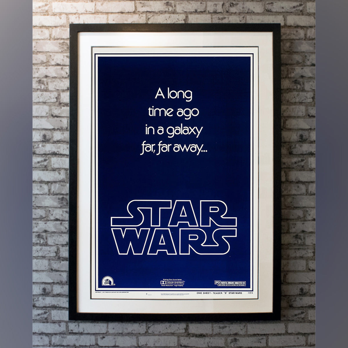 Original Movie Poster of Star Wars (1977)