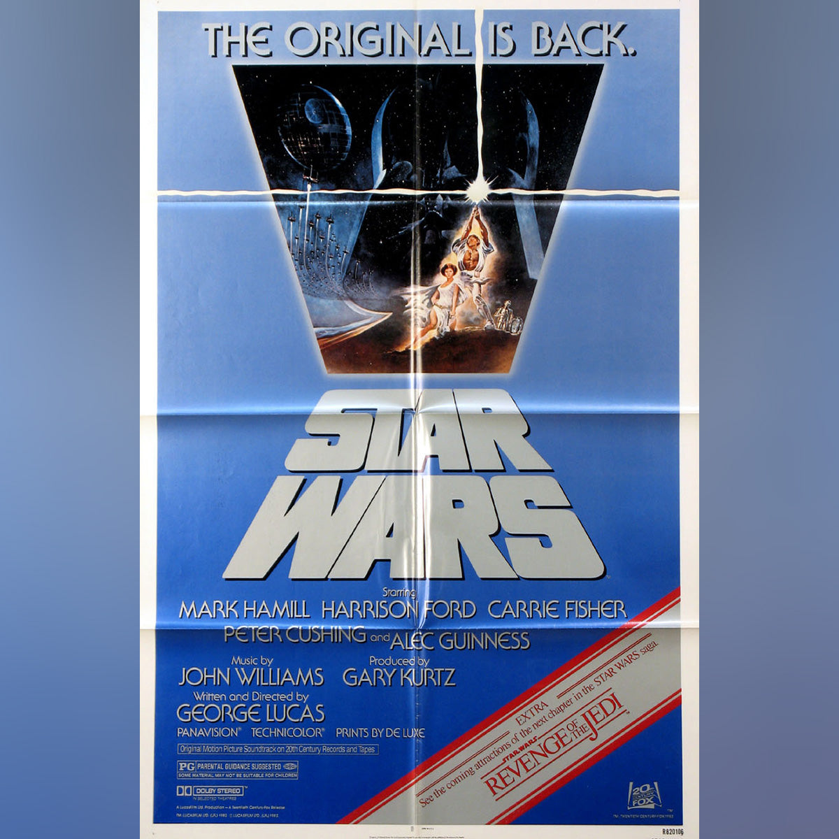 Original Movie Poster of Star Wars (1982R)