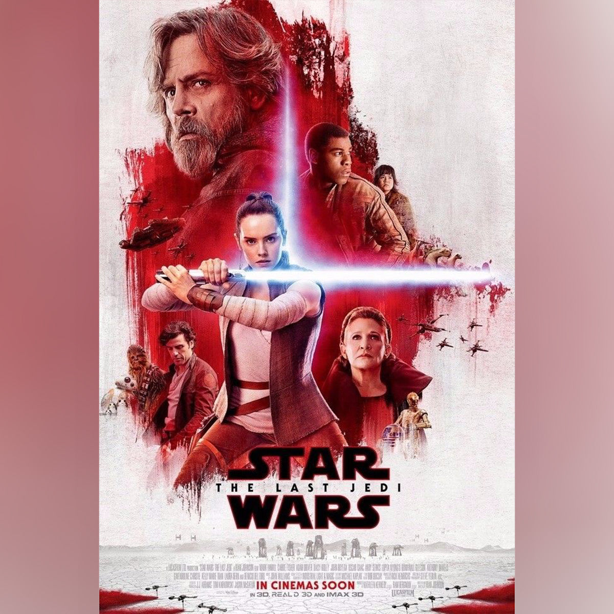Original Movie Poster of Star Wars: The Last Jedi (2017)