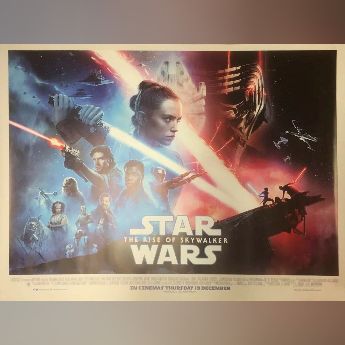 Original Movie Poster of Star Wars: The Rise Of Skywalker (2019)