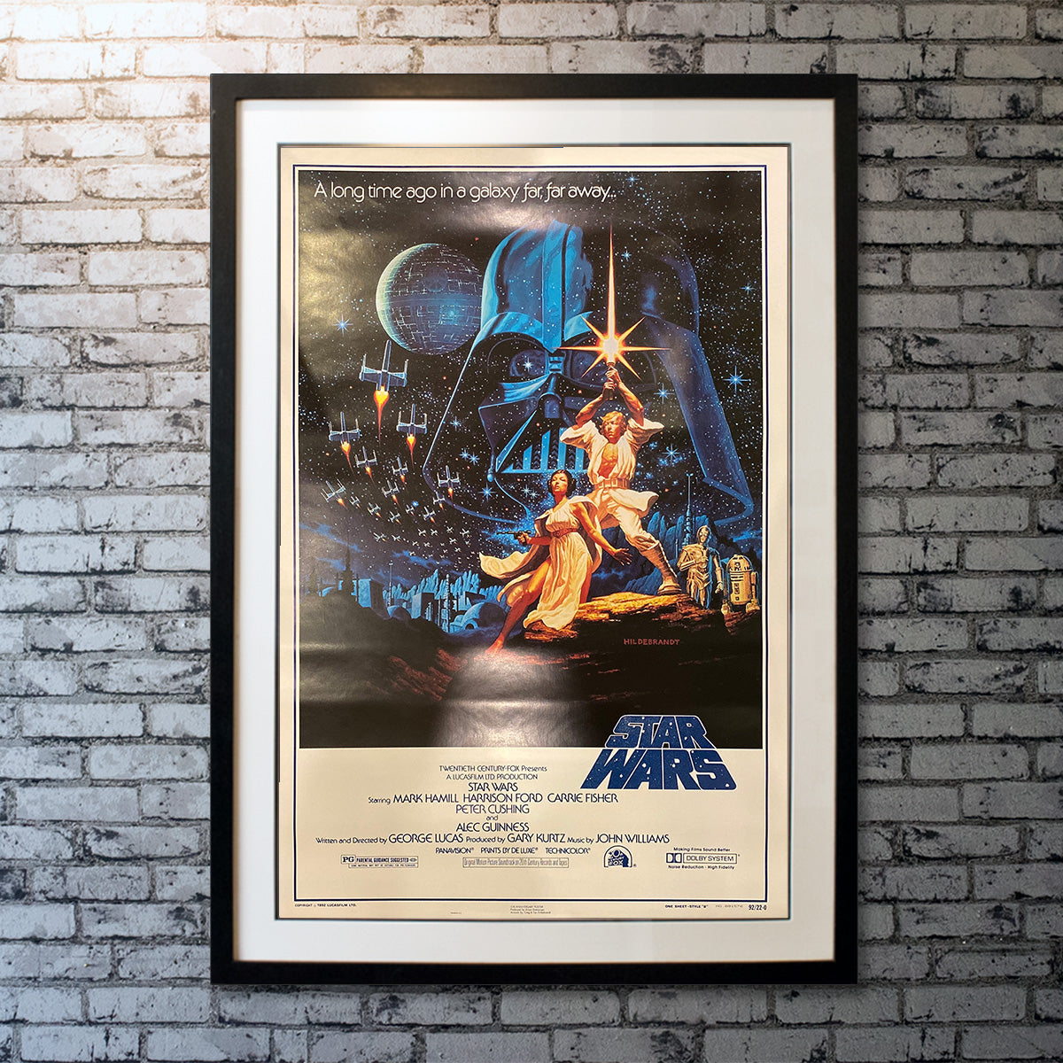 Original Movie Poster of Star Wars (1992R)