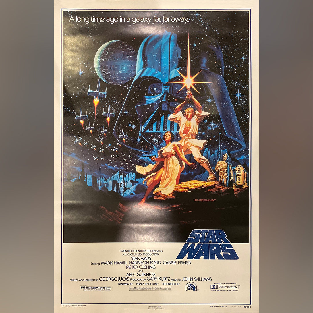 Original Movie Poster of Star Wars (1992R)