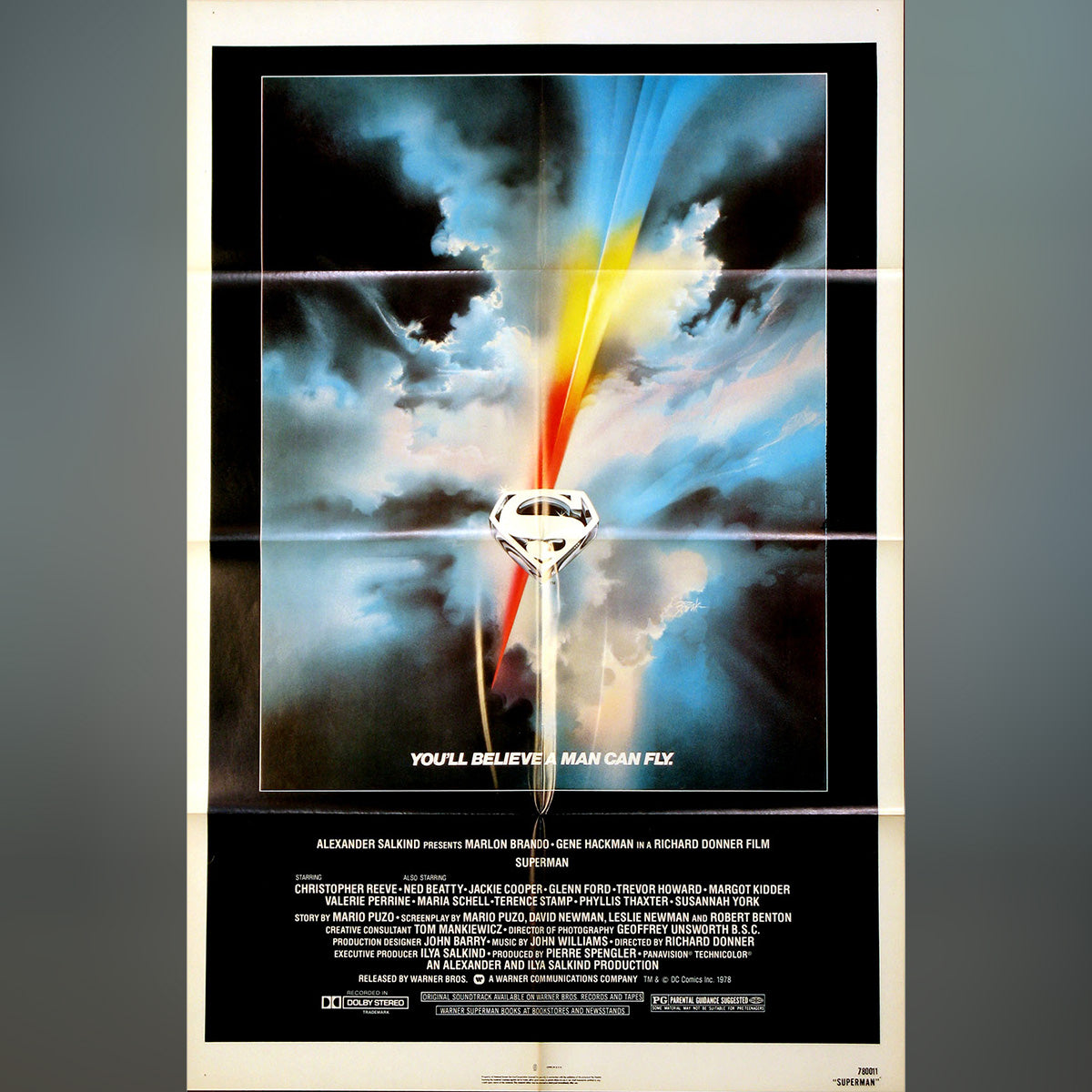 Original Movie Poster of Superman (1978)