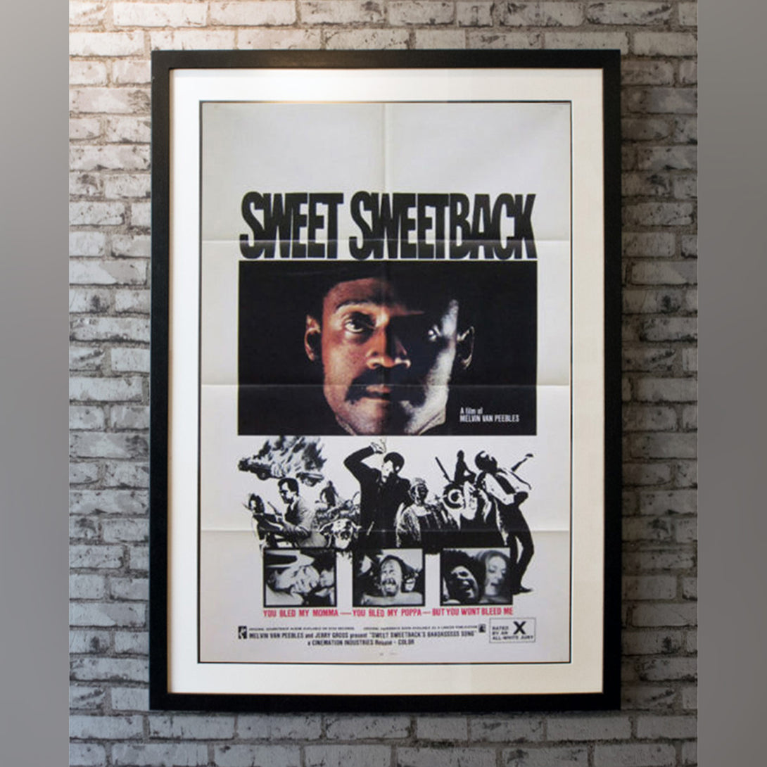 Original Movie Poster of Sweet Sweetback's Baadasssss Song (1971)