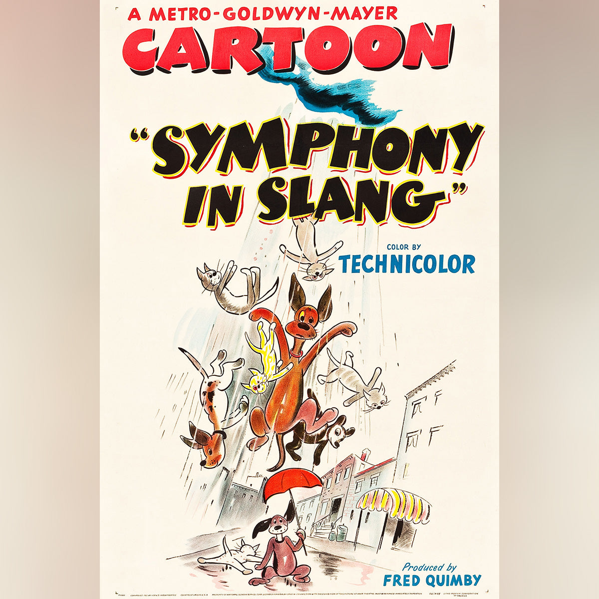 Original Movie Poster of Symphony In Slang (1951)