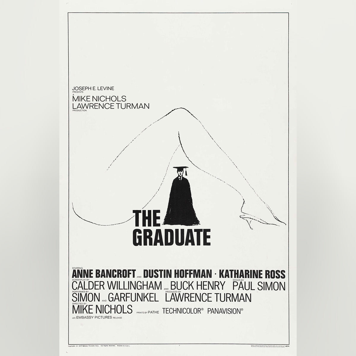 Original Movie Poster of Graduate, The (1967)
