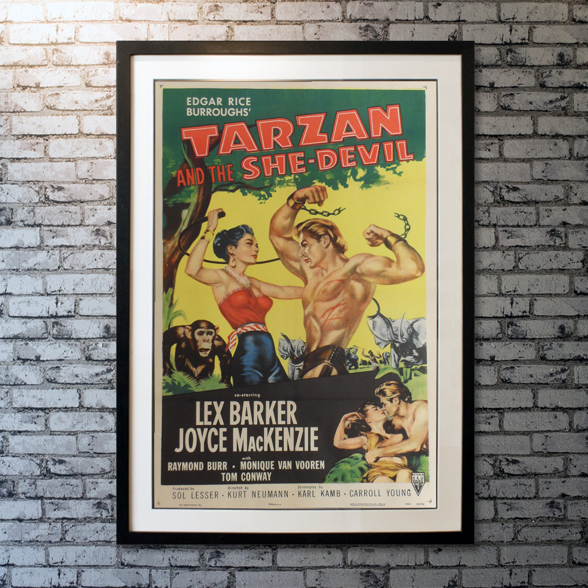 Original Movie Poster of Tarzan And The She-devil (1953)