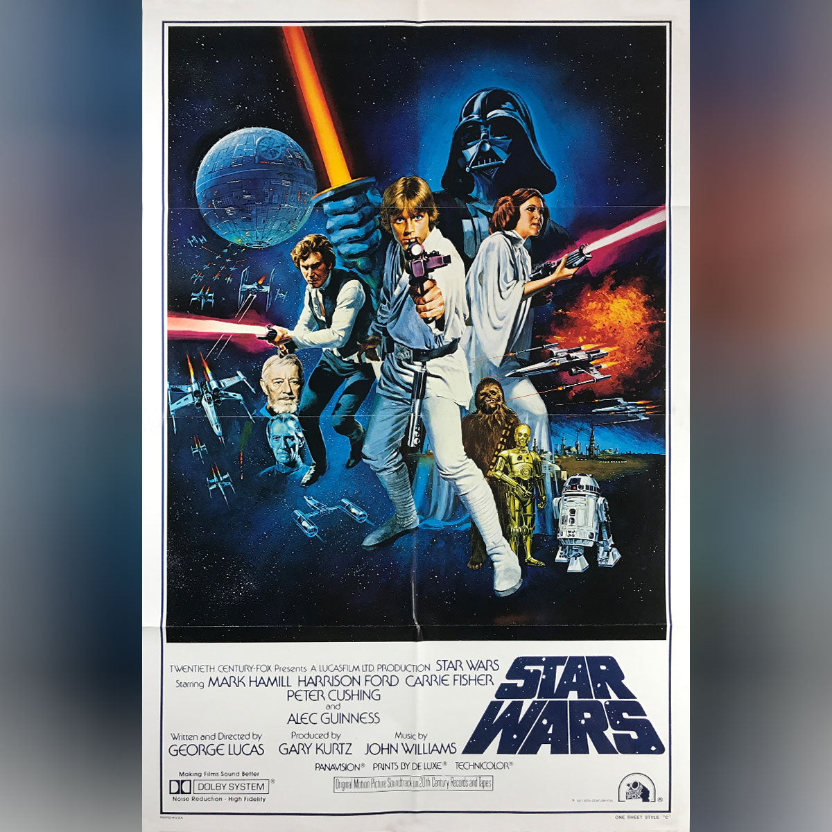 Star Wars 1977 Original Movie Poster Vintage Film Poster At The star-wars-1977-original-movie-poster-vintage-film-poster-at-the